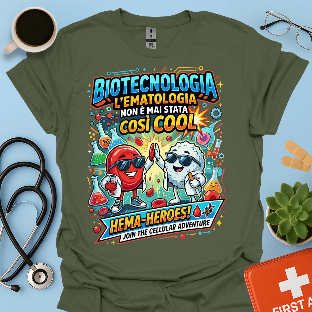 Maglietta Biotecnologia Ematologia