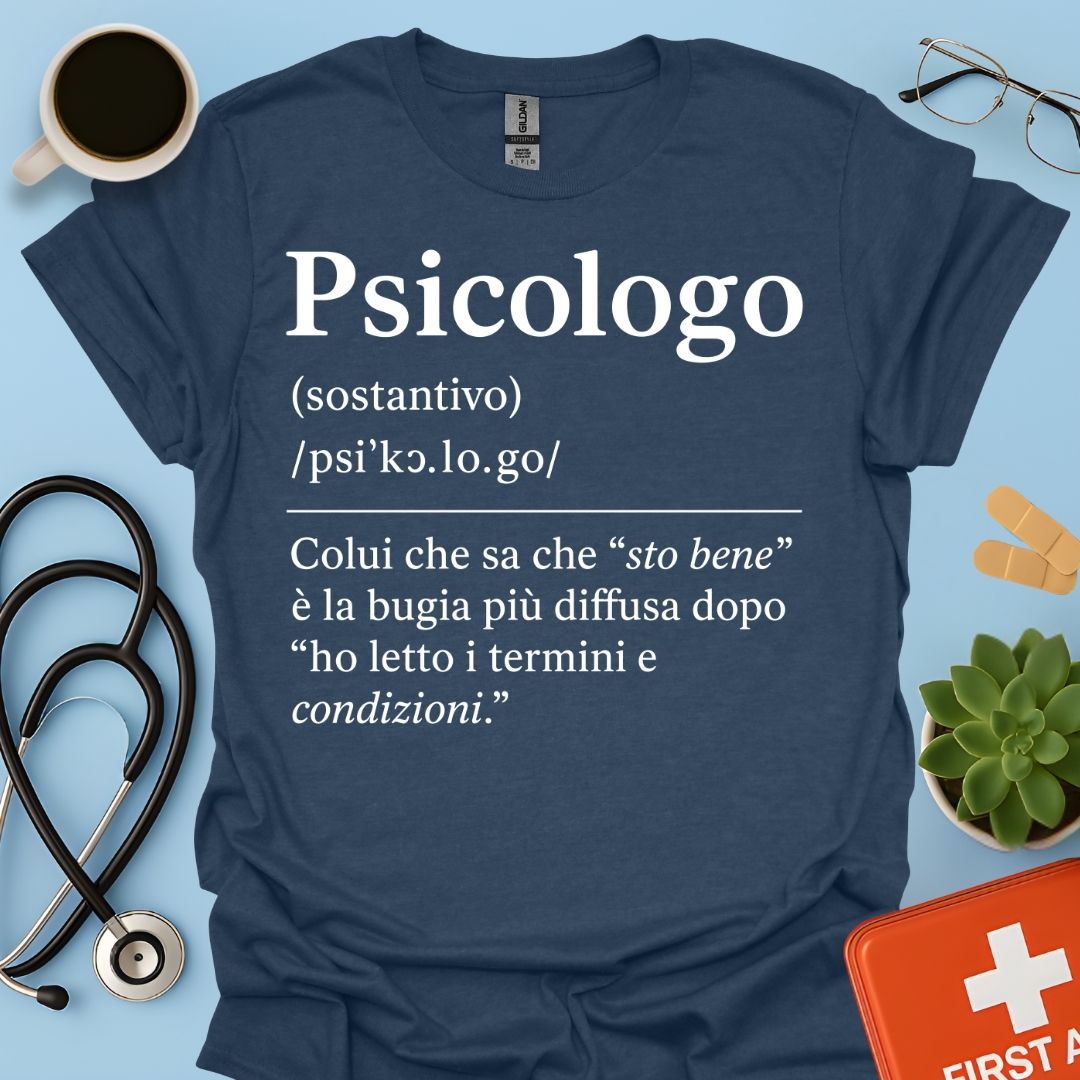 Definizione Psicologo Maglietta