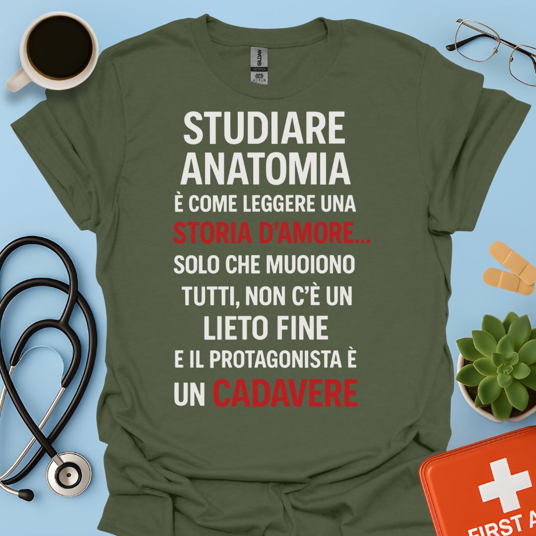 Studente Professore di Anatomia Divertente Maglietta