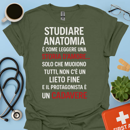 Studente Professore di Anatomia Divertente Maglietta