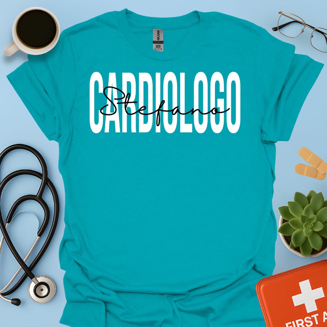 Cardiologia Maglietta Cardiologo Personalizzata
