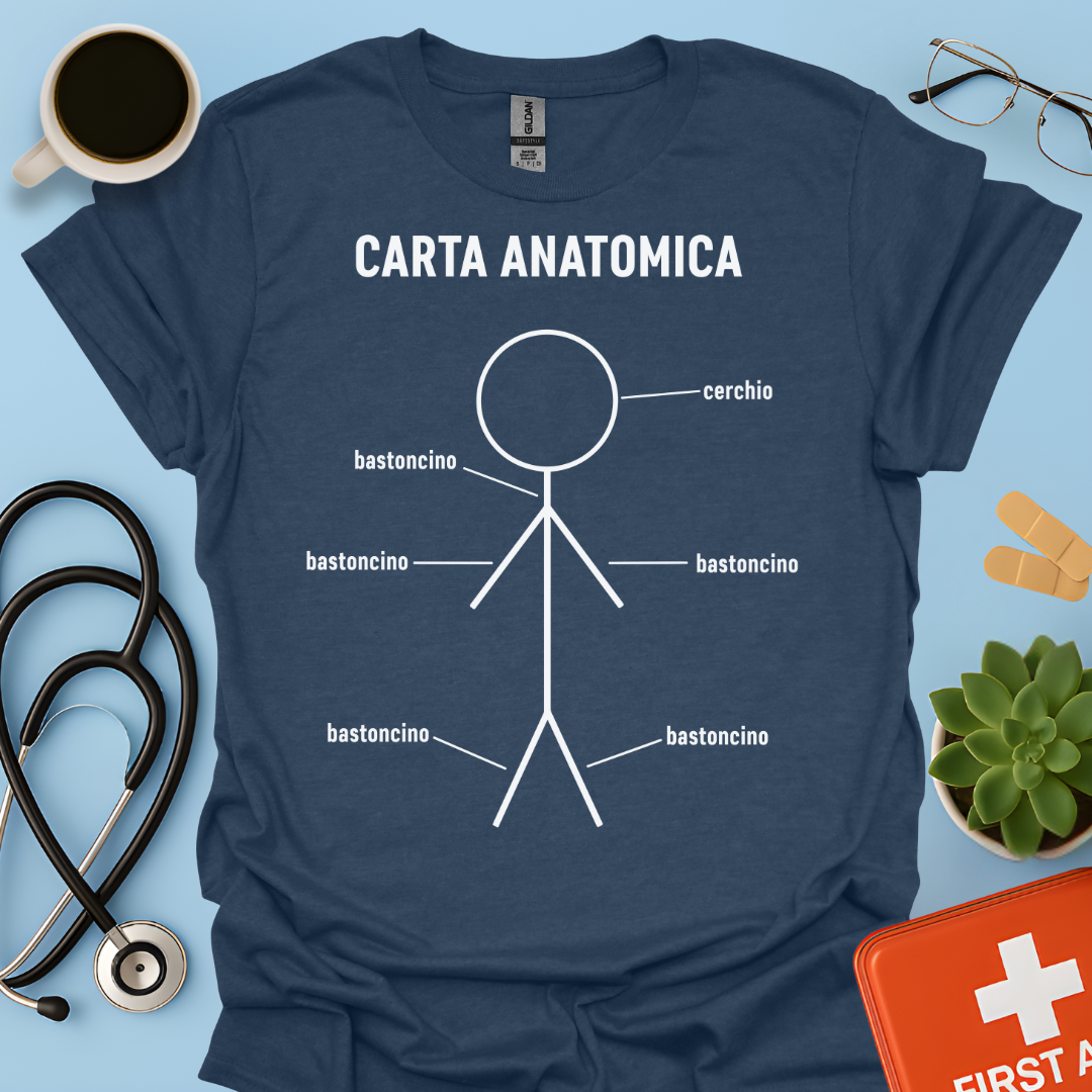 Carta Anatomica Maglietta