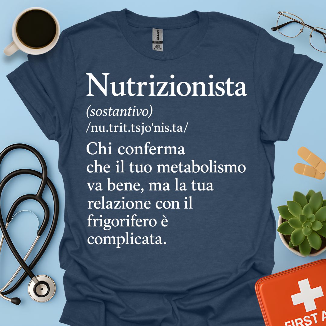 Maglietta Nutrizionista Divertente – Idea Regalo Biologa Nutrizionista