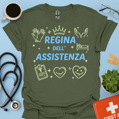 Regina dell'Assistenza - Maglietta per OSS, OSA e Infermiere di Cure Primarie