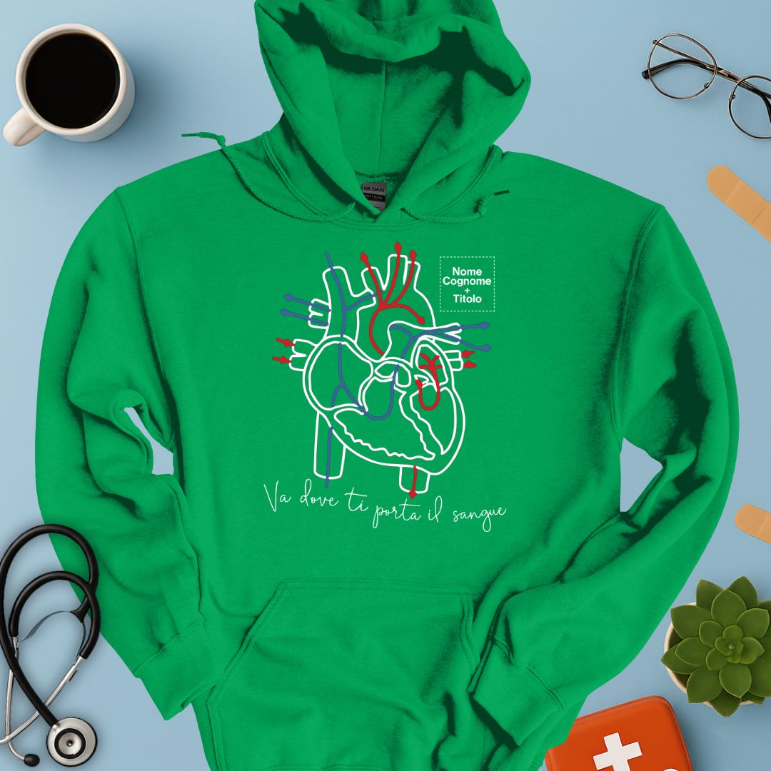 Felpa Cappuccio Personalizzata – Medico / Chirurgo