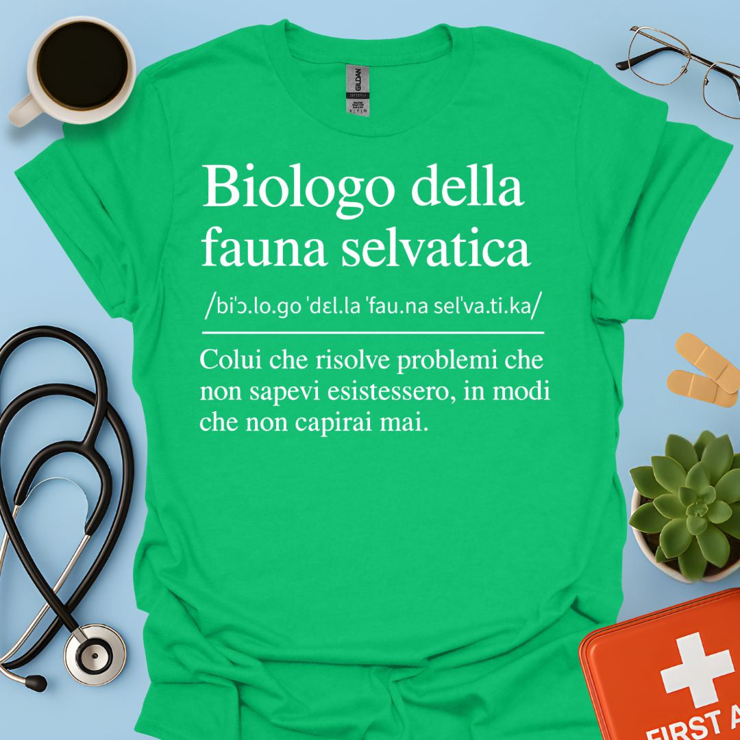 Maglietta Biologo Della Fauna Selvatica