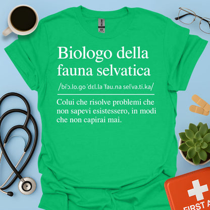 Maglietta Biologo Della Fauna Selvatica