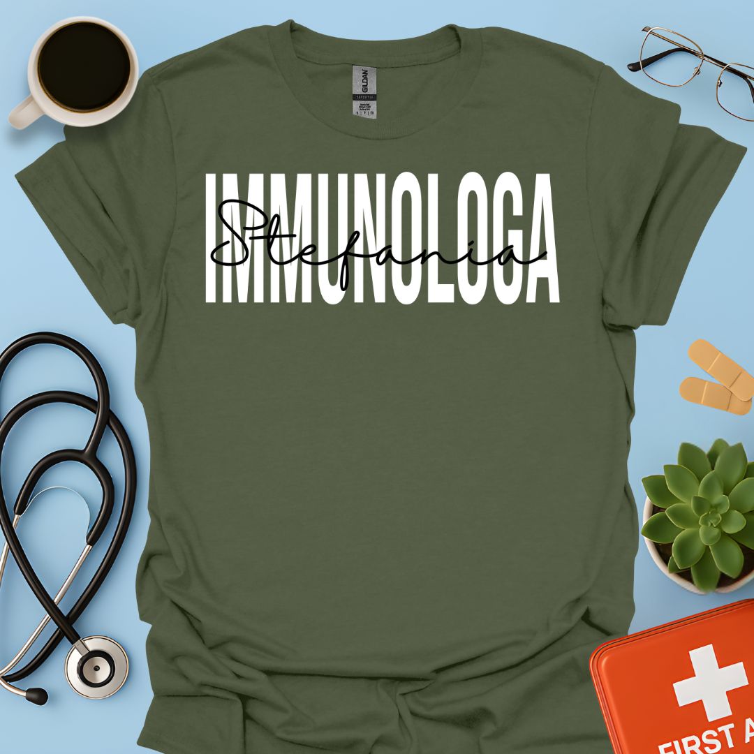 Maglietta Immunologa Personalizzata
