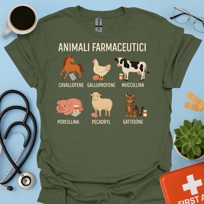 Animali Farmaceutici - Farmacista / Veterinaria Maglietta