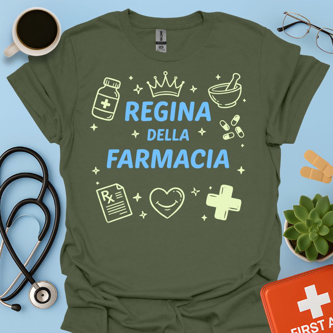 Regina della Farmacia - Maglietta Farmacista e Tecnica Farmaceutica