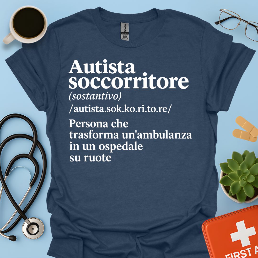 Maglietta Autista Soccorritore – Ambulanza Ospedale