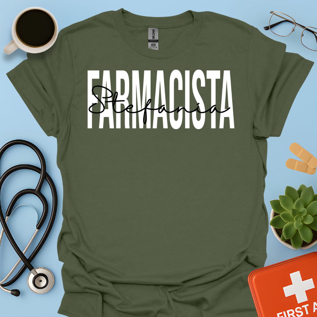 Maglietta Farmacista Donna Personalizzata