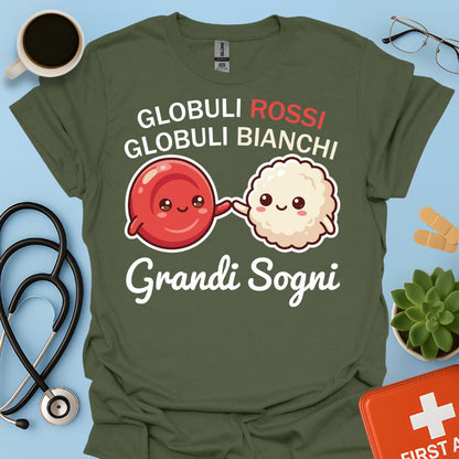 Maglietta Globuli Rossi / Bianchi