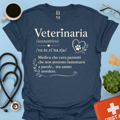 Maglietta Veterinaria: Definizione Divertente