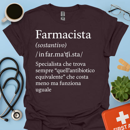 Definizione Farmacista Maglietta