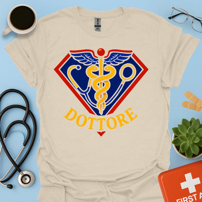 Regalo Divertente Super Dottore Medico Maglietta
