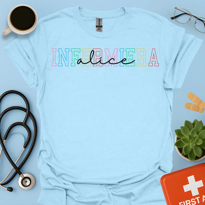 Infermiera Personalizzata Maglietta