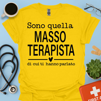 Maglietta Massoterapista