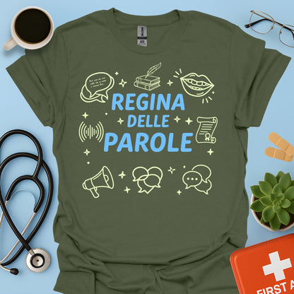 Regina delle Parole - Maglietta Logopedista
