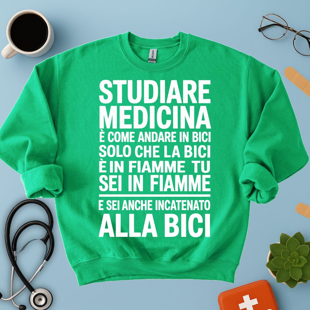 Felpa Divertente Studente Medicina
