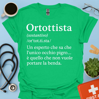 Definizione Ortottista Maglietta
