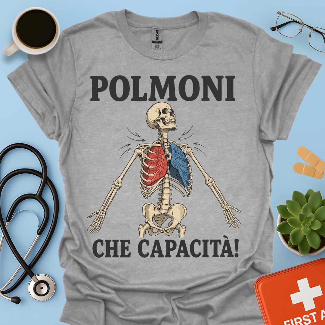 Maglietta Pneumologo – Polmoni Che Capacità!