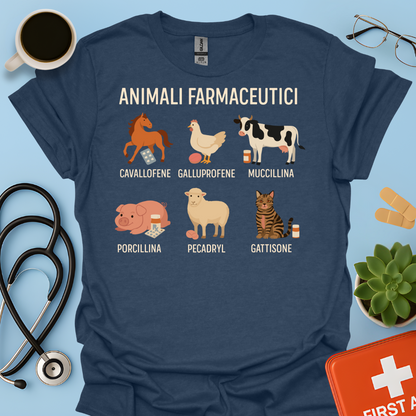 Animali Farmaceutici - Farmacista / Veterinaria Maglietta