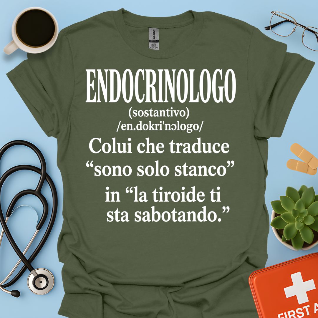 Maglietta Divertente Endocrinologo