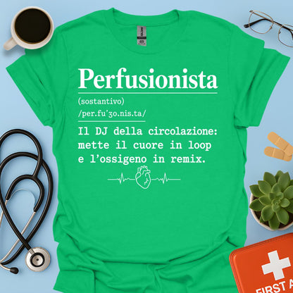Maglietta Perfusionista Definizione
