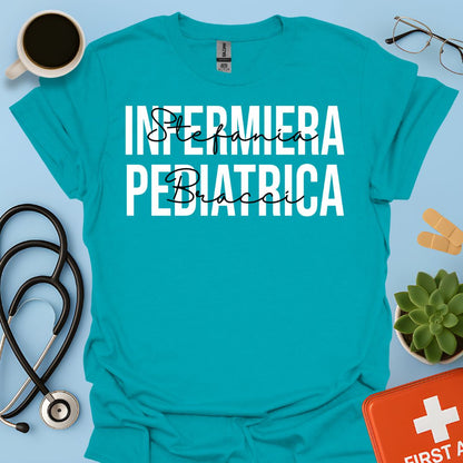 Maglietta Infermiera Pediatrica Personalizzata