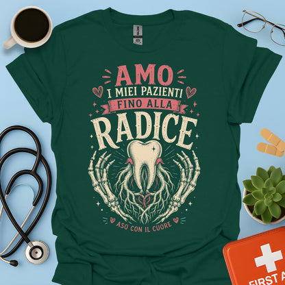 Maglietta ASO "Fino alla Radice" – Regalo Assistente Studio Odontoiatrico