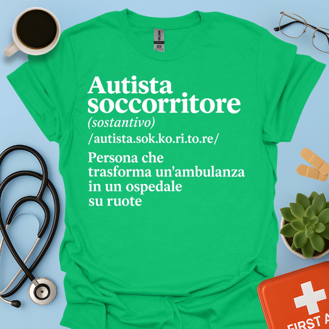 Maglietta Autista Soccorritore – Ambulanza Ospedale