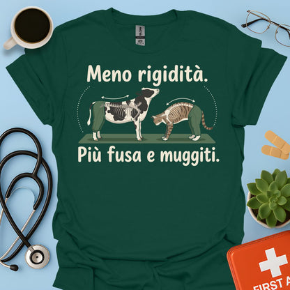 Maglietta Fisioterapista Divertente – L'esercizio Gatto-Mucca