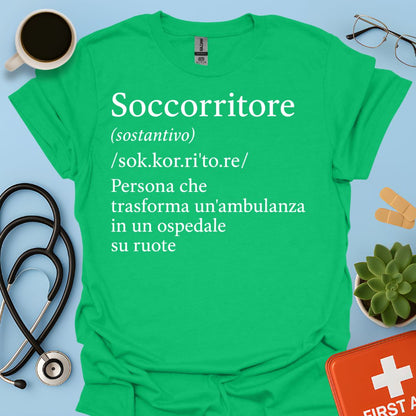 Definizione Soccorritore Ambulanza 118 Maglietta