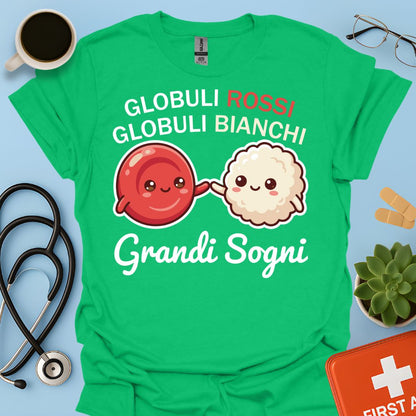 Maglietta Globuli Rossi / Bianchi