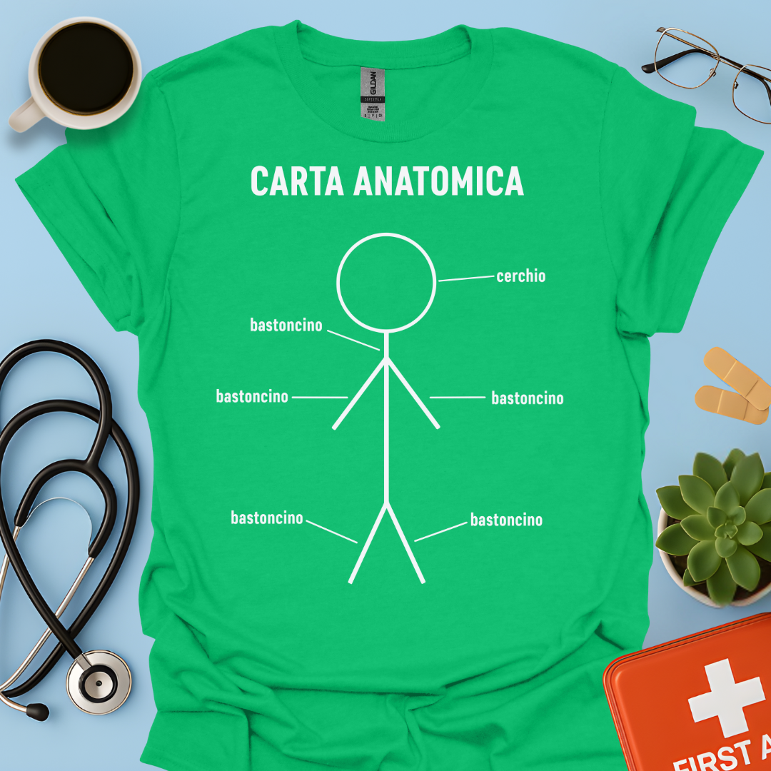 Carta Anatomica Maglietta