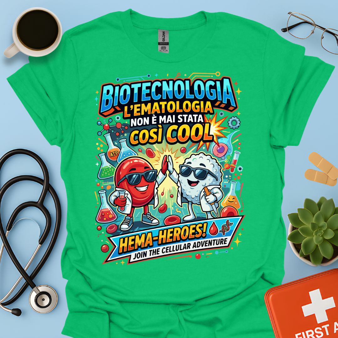 Maglietta Biotecnologia Ematologia