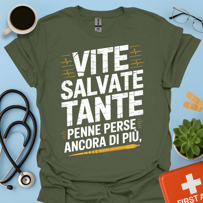Vite salvate tante Penne perse ancora di più - Dottore Maglietta