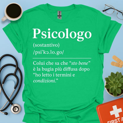 Definizione Psicologo Maglietta