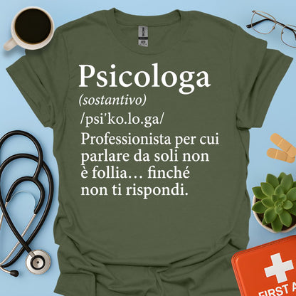 Maglietta Definizione Psicologa