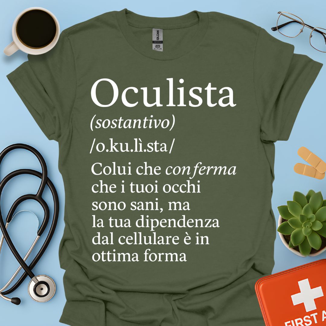 Definizione Oculista Maglietta