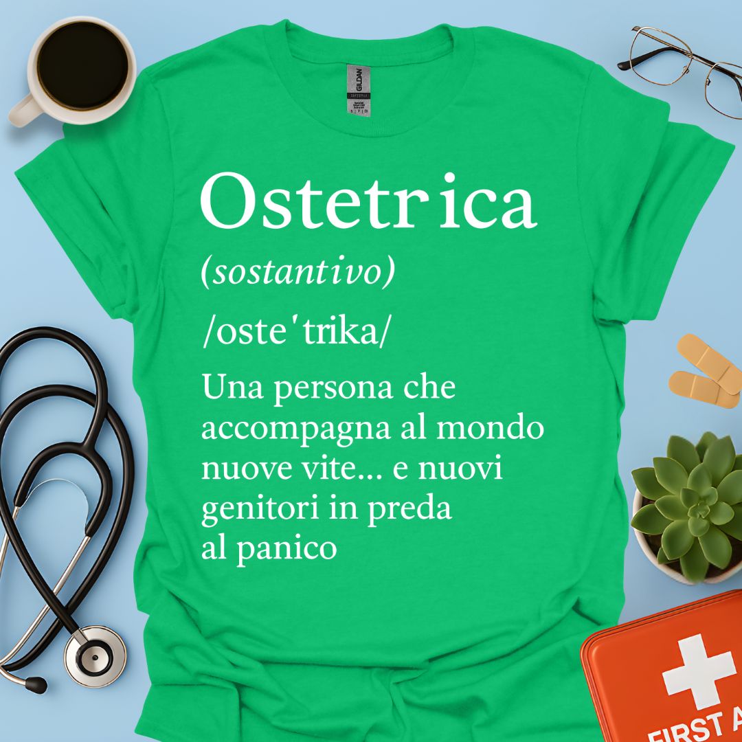 Definizione Ostetrica Maglietta