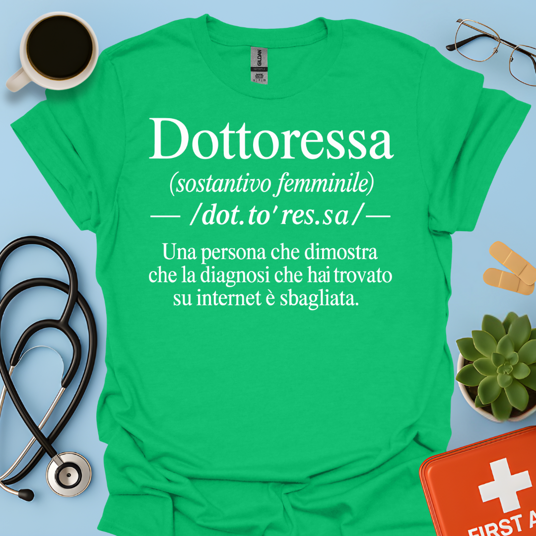 Definizione di Medico Dottoressa Maglietta