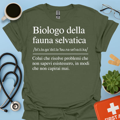 Maglietta Biologo Della Fauna Selvatica