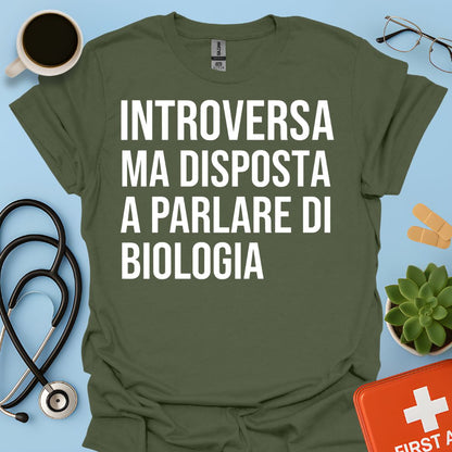 Maglietta Biologia Donna