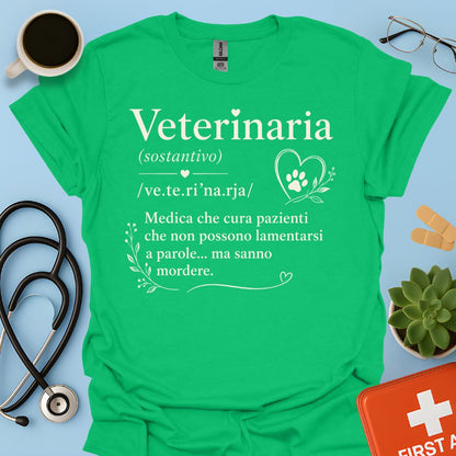 Maglietta Veterinaria: Definizione Divertente