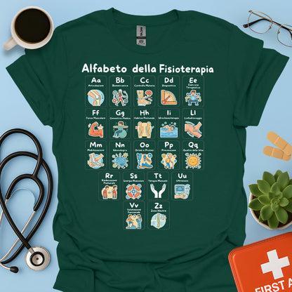 Maglietta Alfabeto Fisioterapia