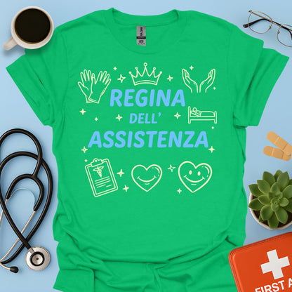 Regina dell'Assistenza - Maglietta per OSS, OSA e Infermiere di Cure Primarie