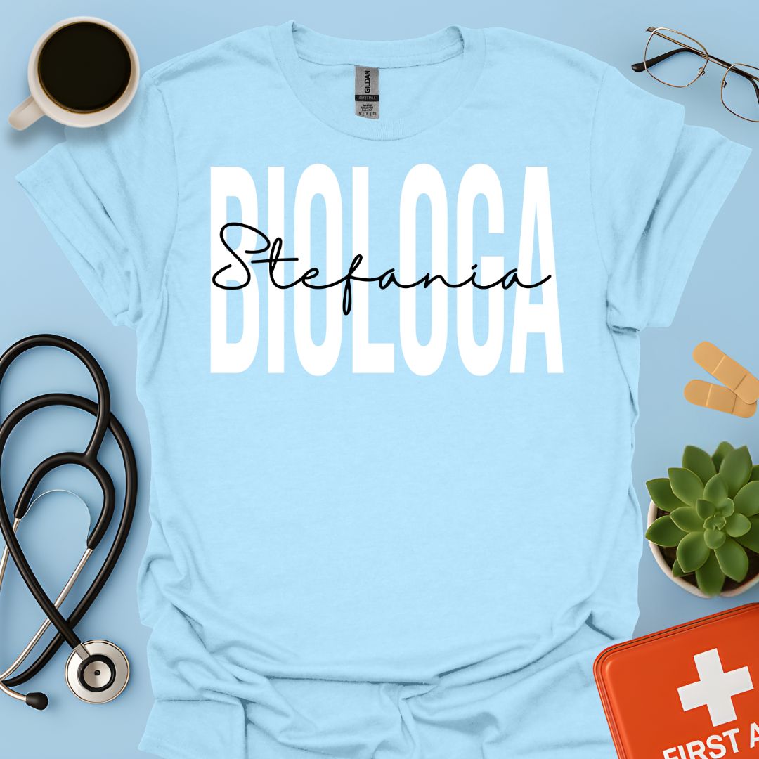 Maglietta Biologa Donna Personalizzata