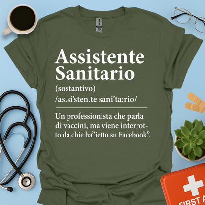 Definizione Assistente Sanitario Maglietta